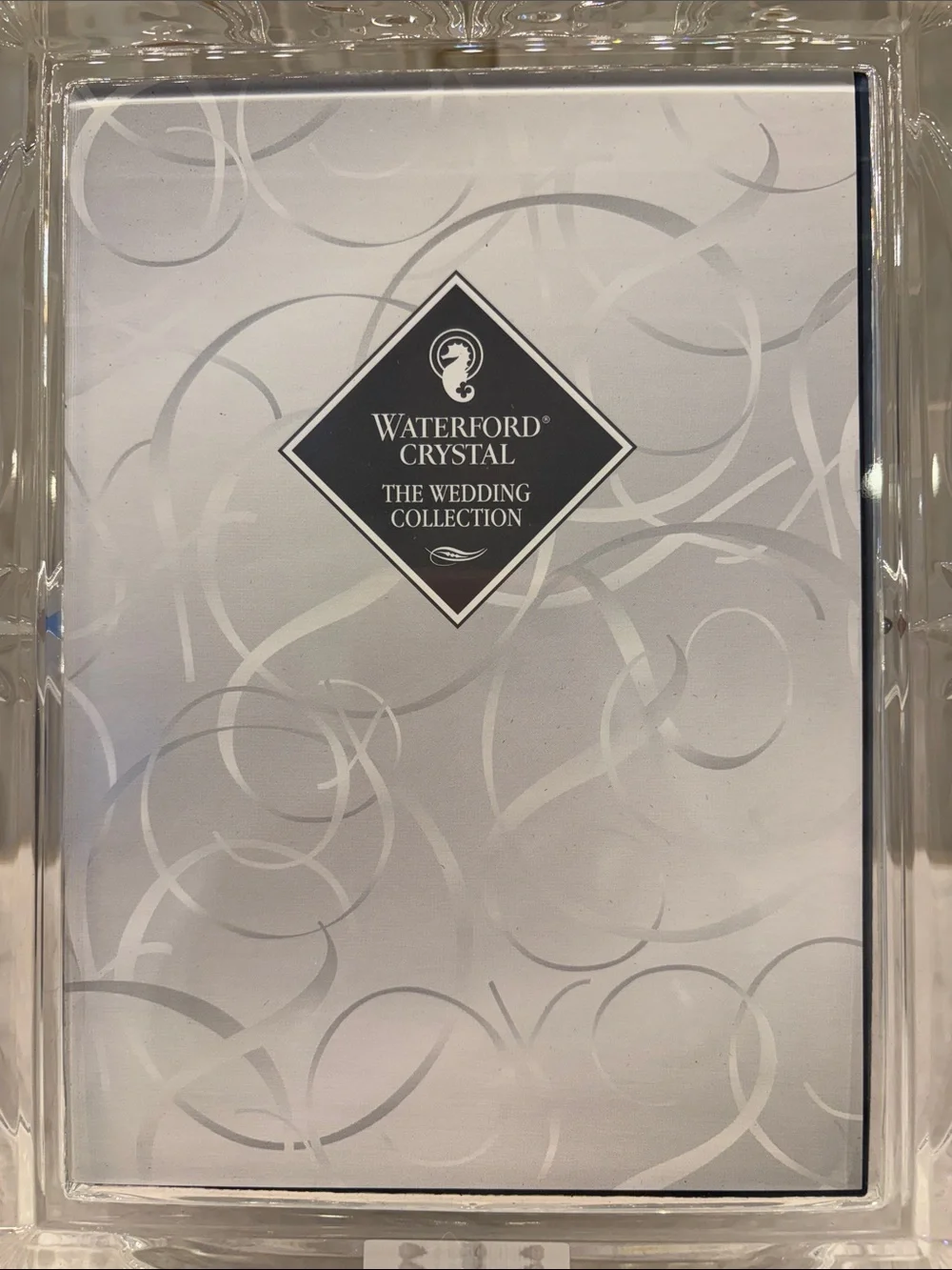 NIB Waterford Portraits The Wedding Collection Crystal Frame 5x7